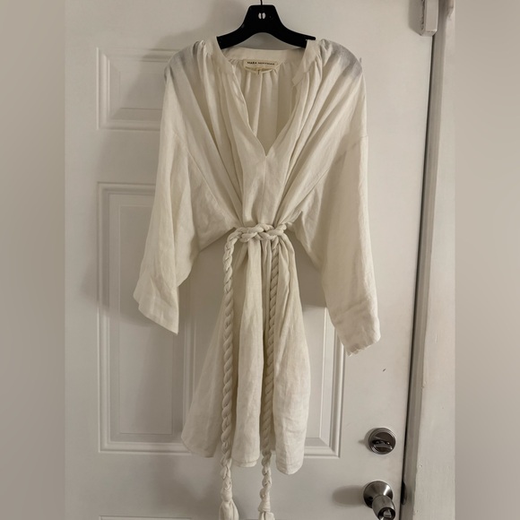 Mara Hoffman Cream Women's Robe dress